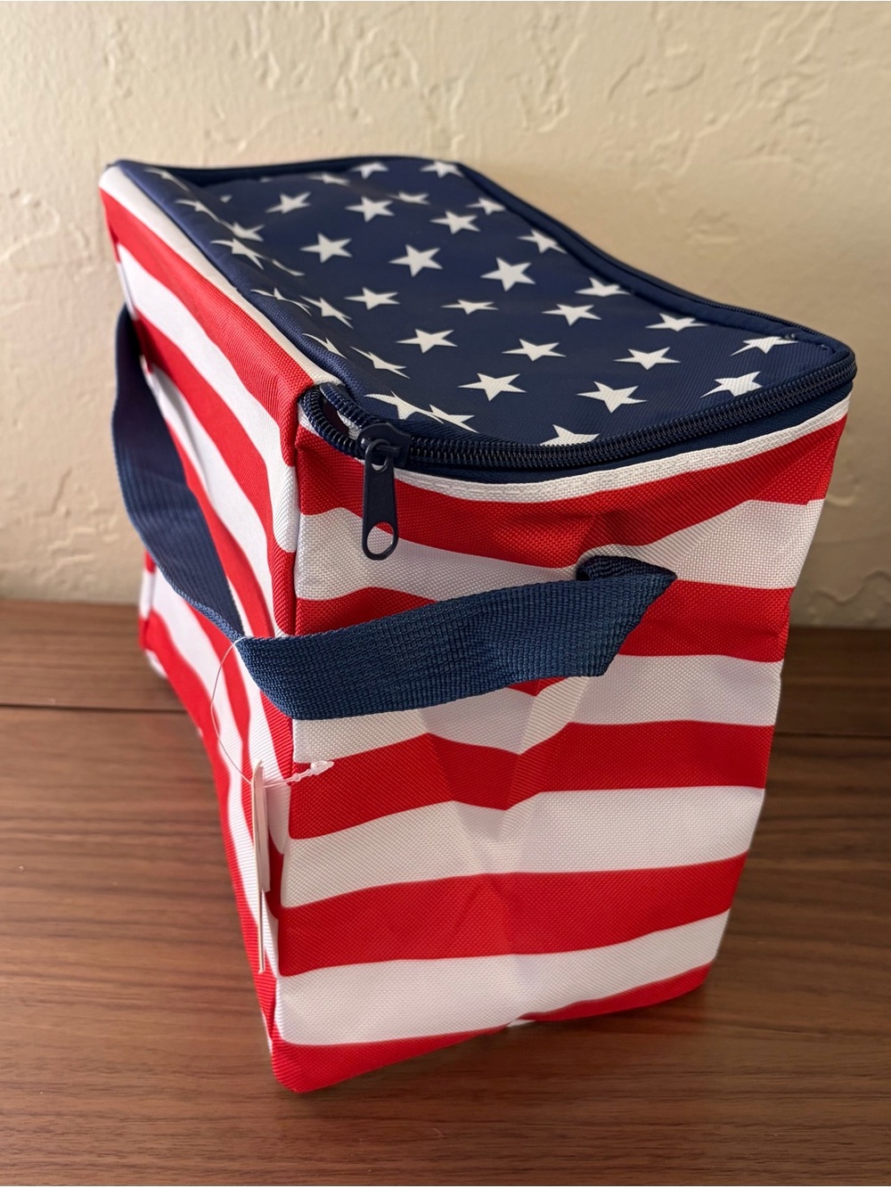 Celebrate It Patriotic Red White & Blue Insulated Cooler Bag New - Picture 2 of 7